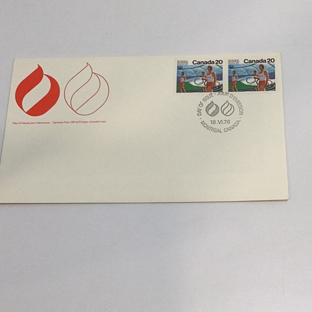 🌺 Vintage Canadian Olympic Stamps Collection 1976 - Picture 4 of 9